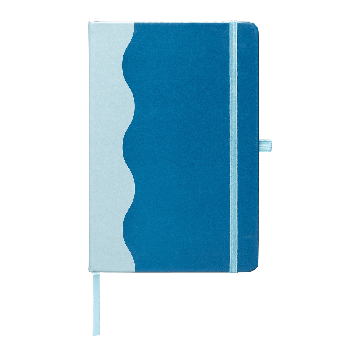 Journal Grete en PU recyclé à motif ondulé – A5