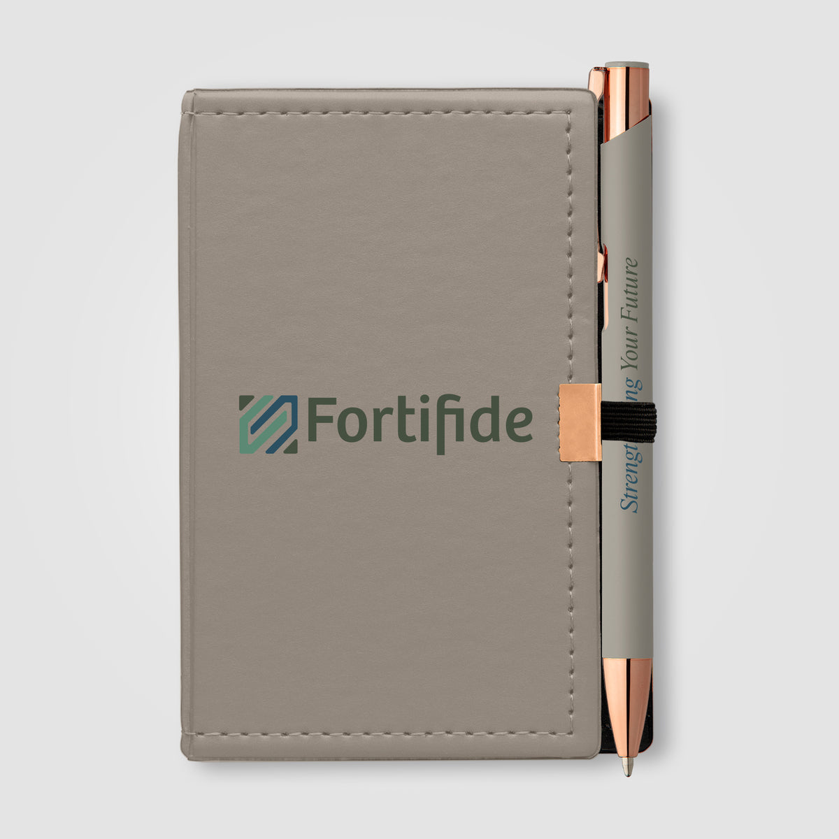 Coffret Bloc-notes et stylo Crosby en Rose Gold