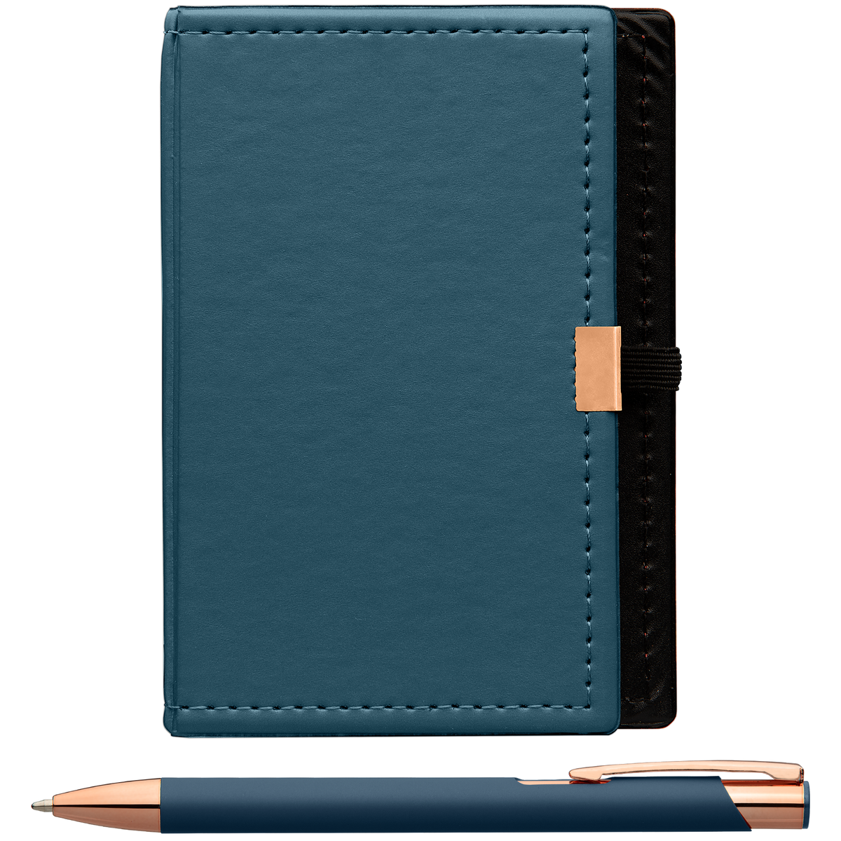 Coffret Bloc-notes et stylo Crosby en Rose Gold