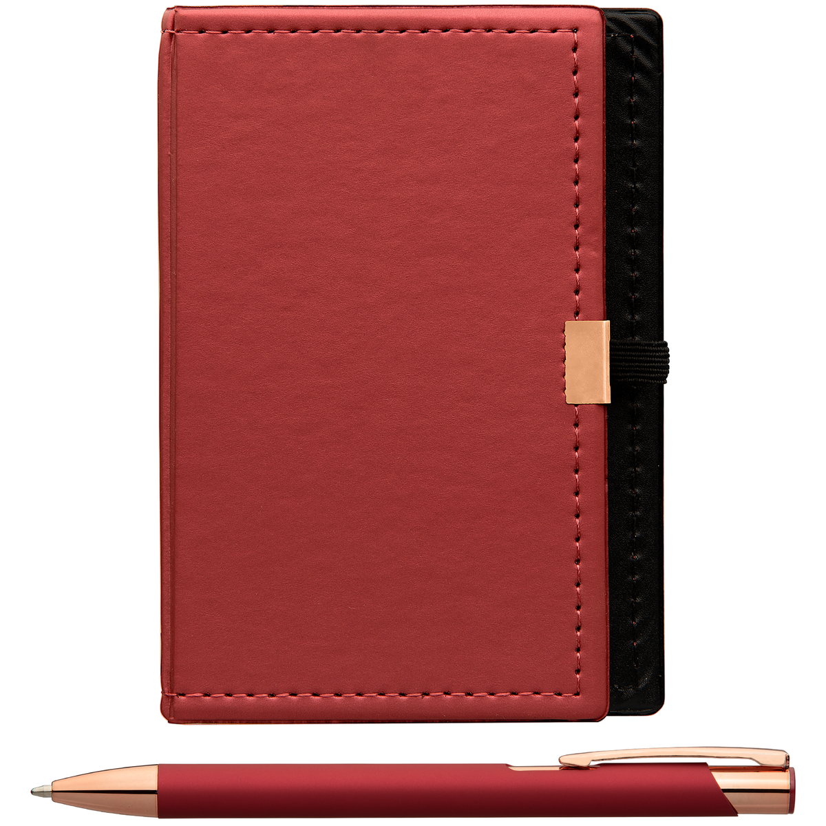 Coffret Bloc-notes et stylo Crosby en Rose Gold