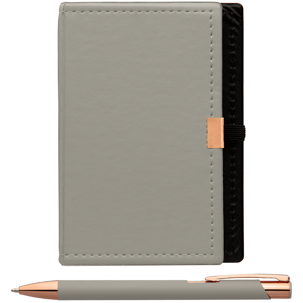 Coffret Bloc-notes et stylo Crosby en Rose Gold