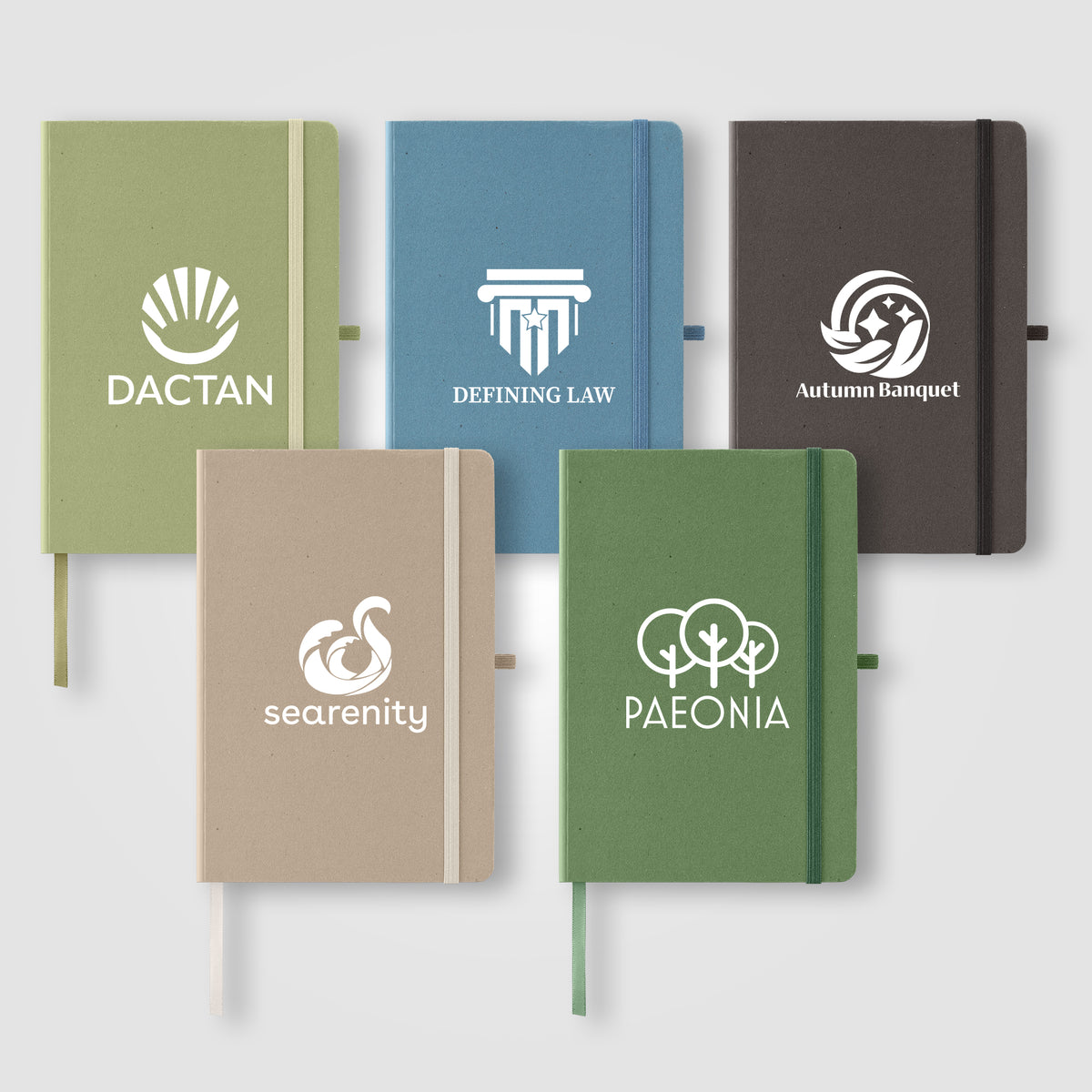 Bloc-notes Terra à couverture rigide en carton de lait recyclé - A5