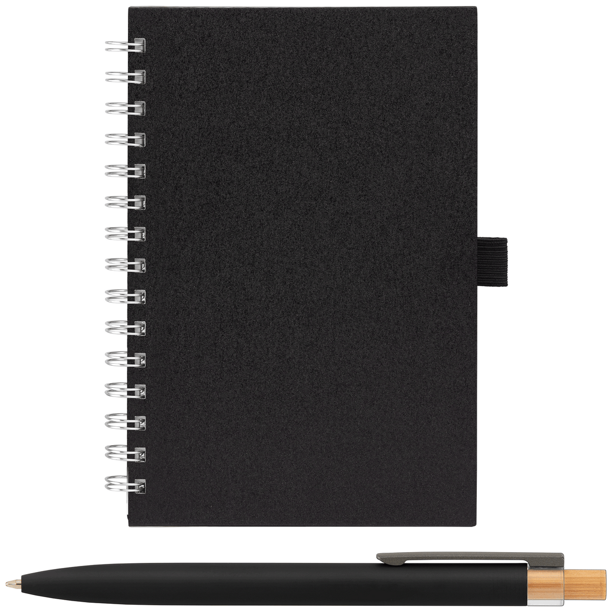 Set carnet Terra A5 à spirales, couverture rigide en carton de lait recyclé & stylo Reborn