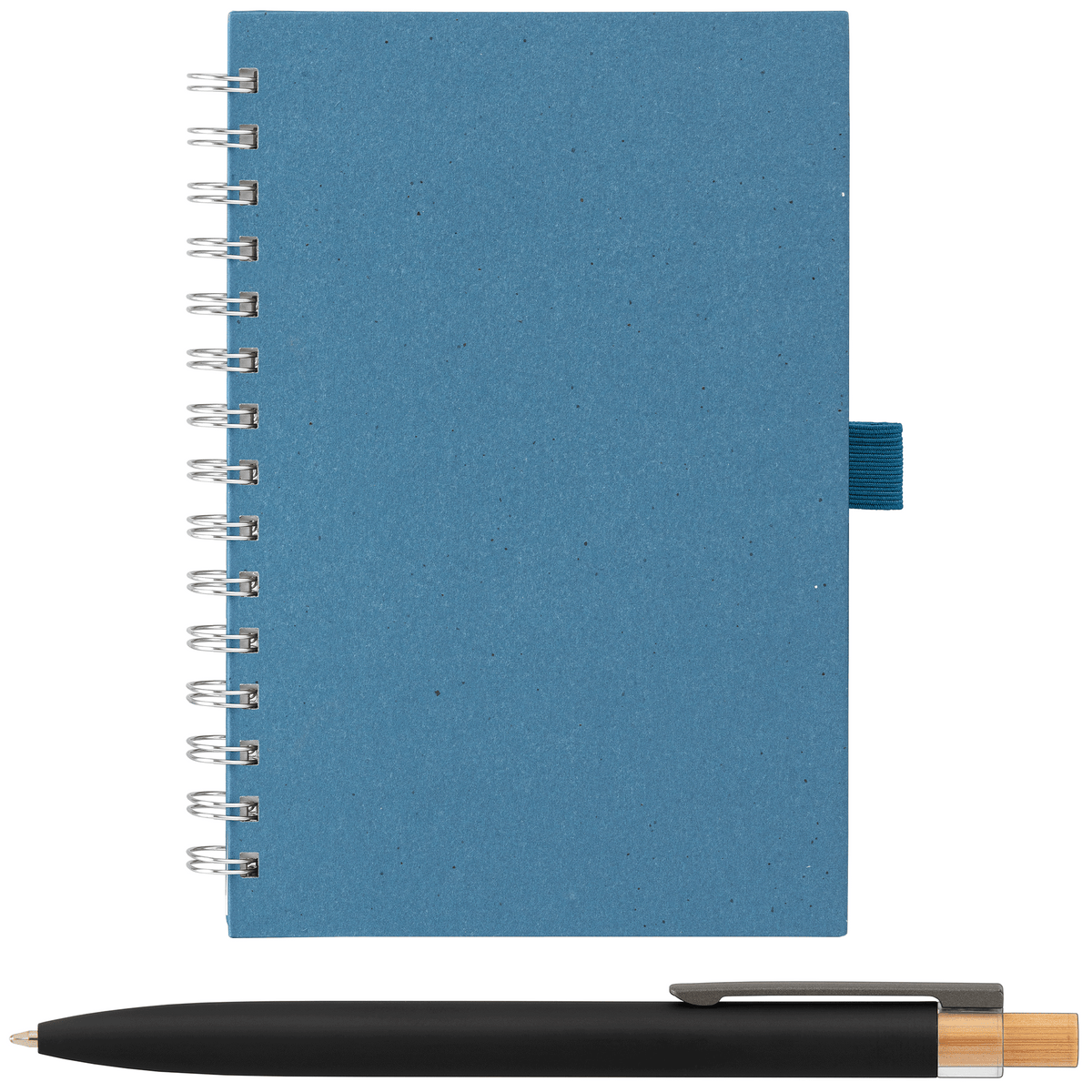 Set carnet Terra A5 à spirales, couverture rigide en carton de lait recyclé & stylo Reborn