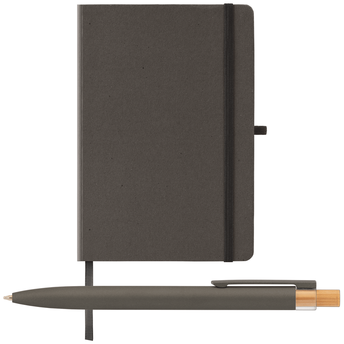Terra Bloc-notes à couverture rigide en carton de lait recyclé - A5 et Stylo Reborn Set