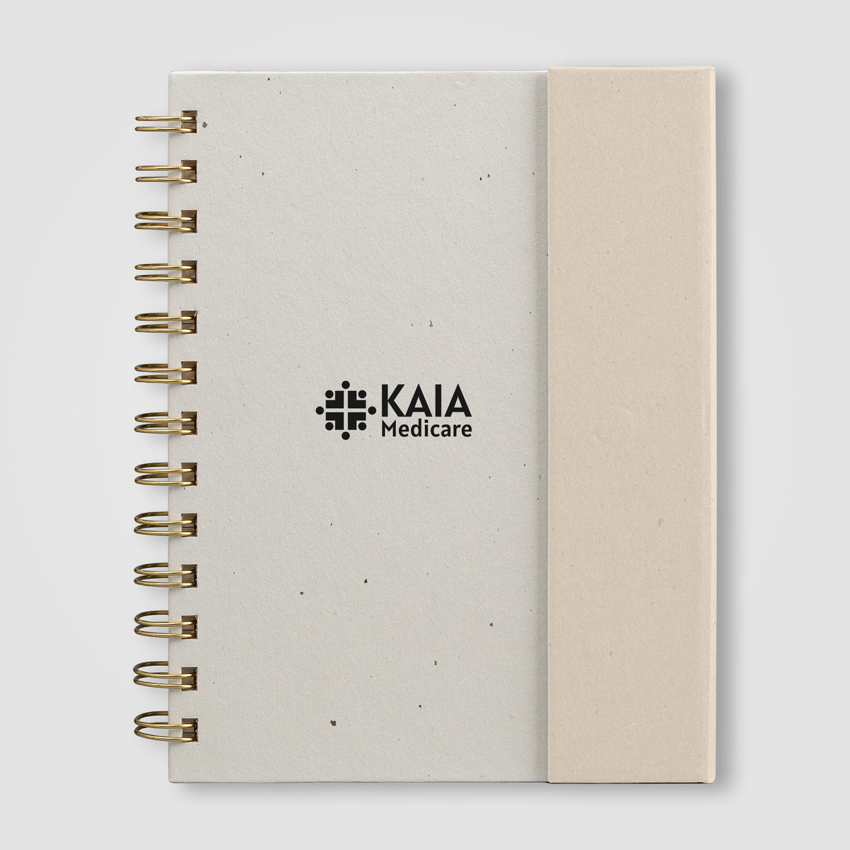 Organiseur Halden, papier FSC, carnet à spirales avec notes adhésives - B6