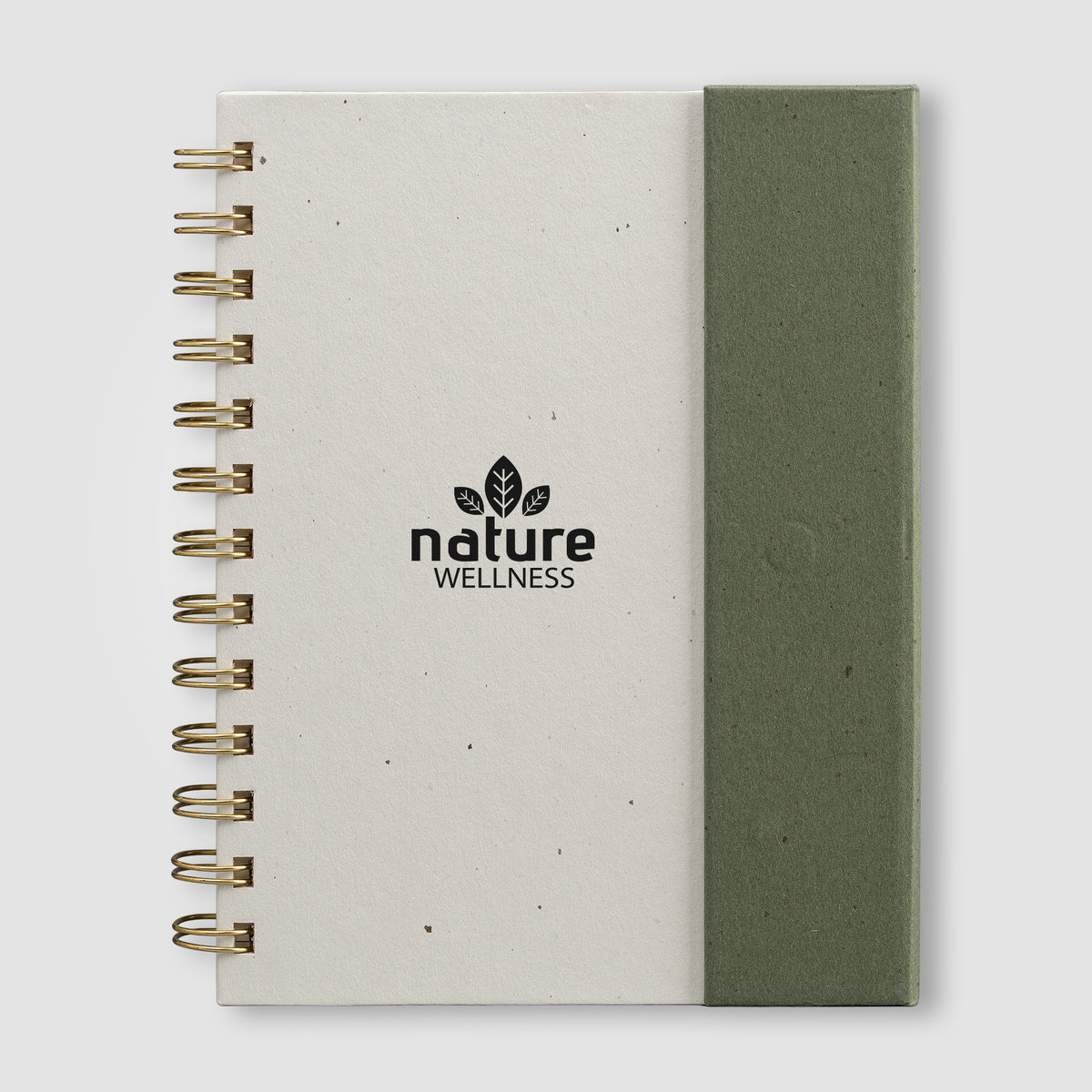 Organiseur Halden, papier FSC, carnet à spirales avec notes adhésives - B6