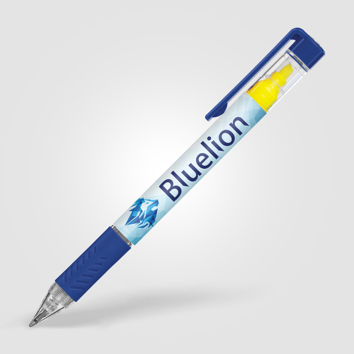 Stylo surligneur Bergman avec grip colouré