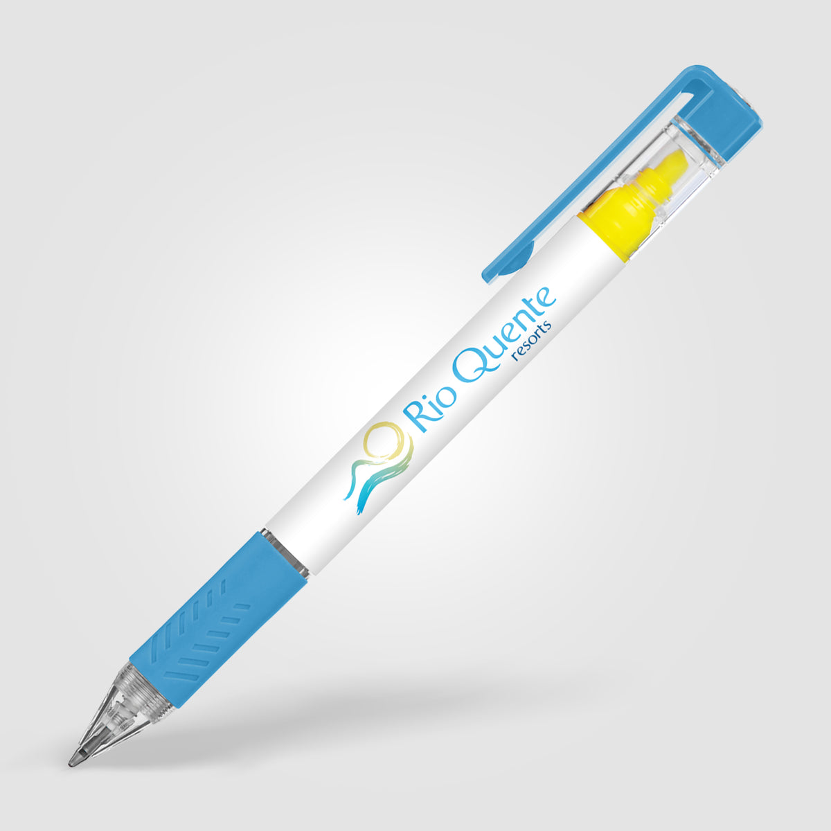 Stylo surligneur Bergman avec grip colouré