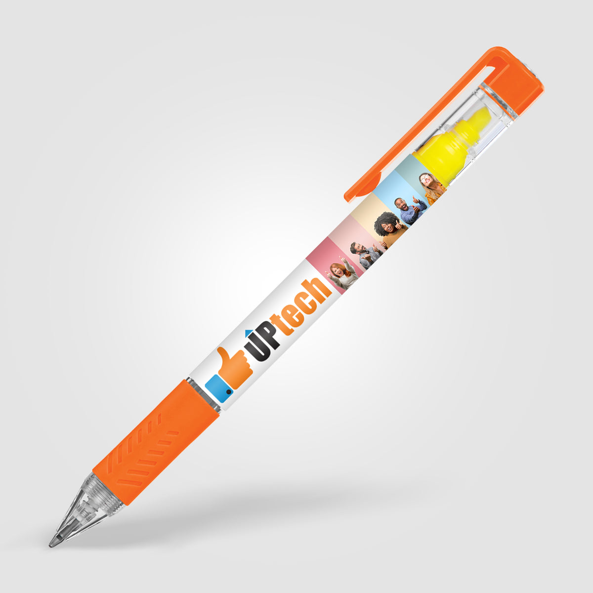 Stylo surligneur Bergman avec grip colouré