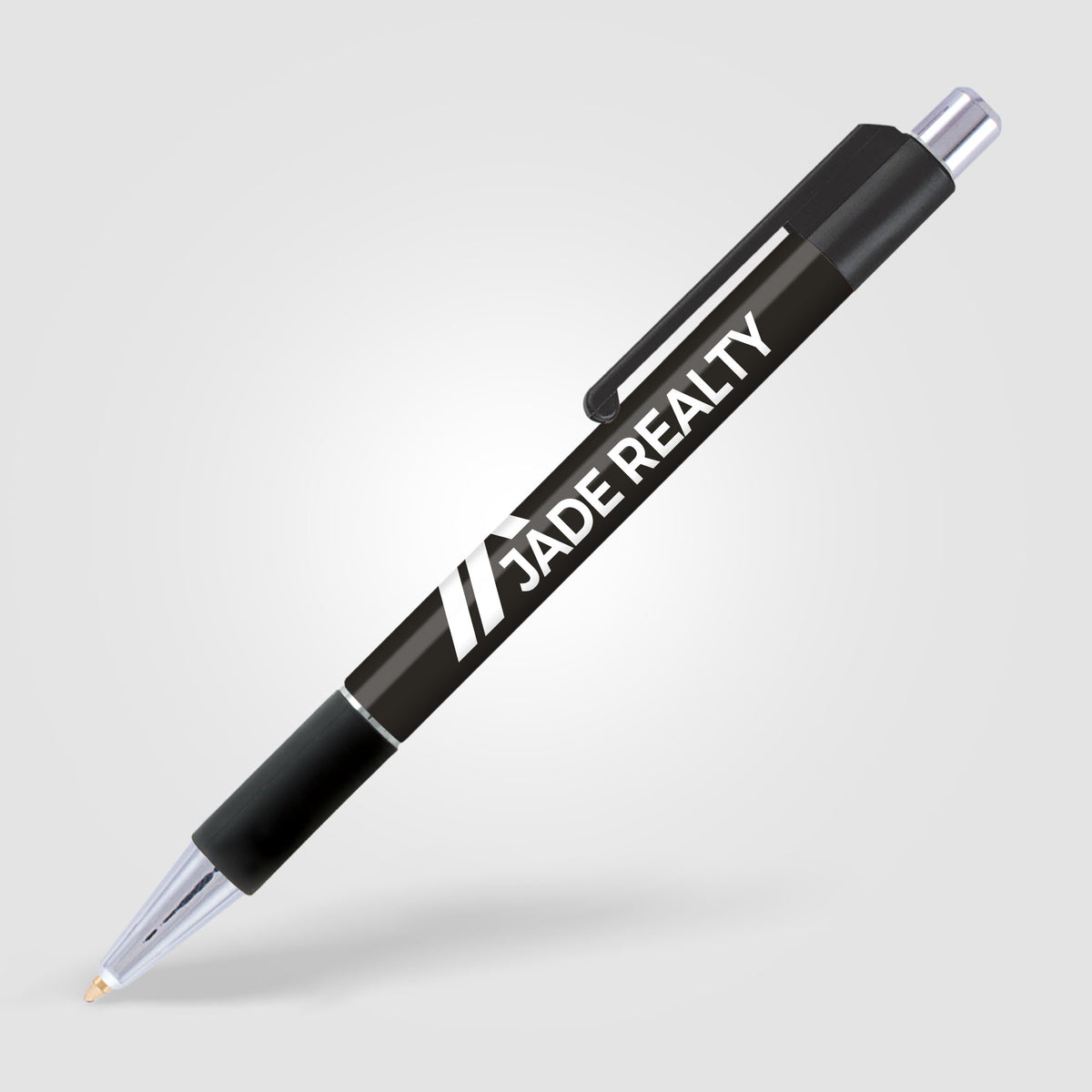 Stylo Astaire chrome avec grip coloré
