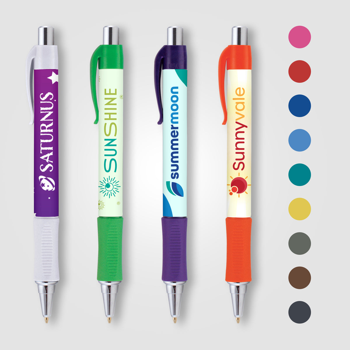 Stylo ColourFlow en plastique recyclé