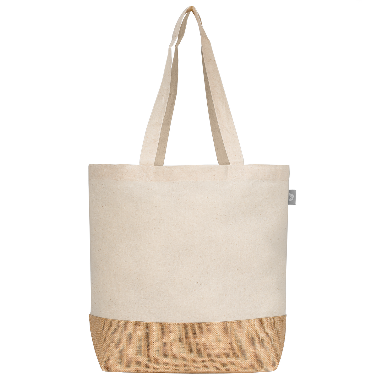 Rio™ Shopper Tote Bag - en 140 gsm de Coton Recyclé et Fibre de Jute Naturelle