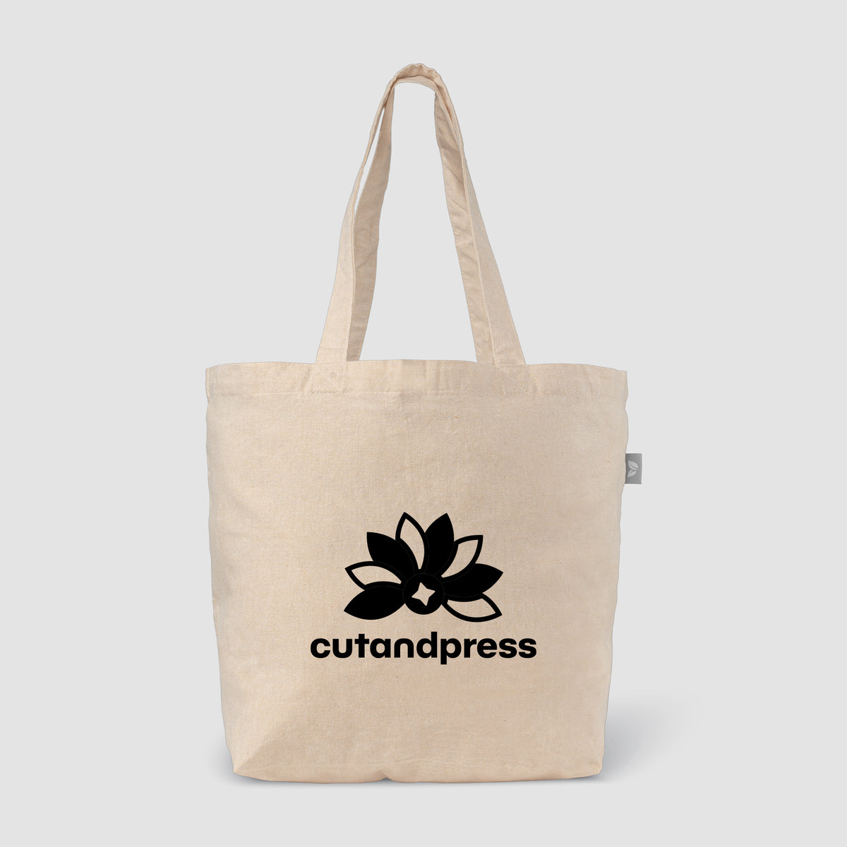 Sac fourre-tout en coton recyclé Budget Shopper 140 gsm