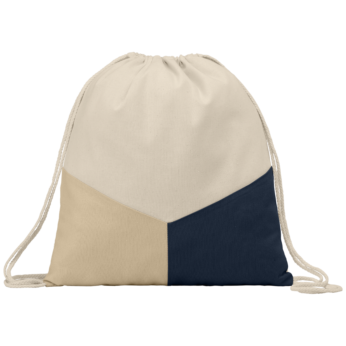 Triad - Sac à cordon en coton recyclé multicolor