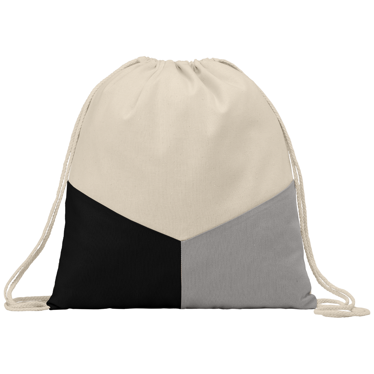 Triad - Sac à cordon en coton recyclé multicolor