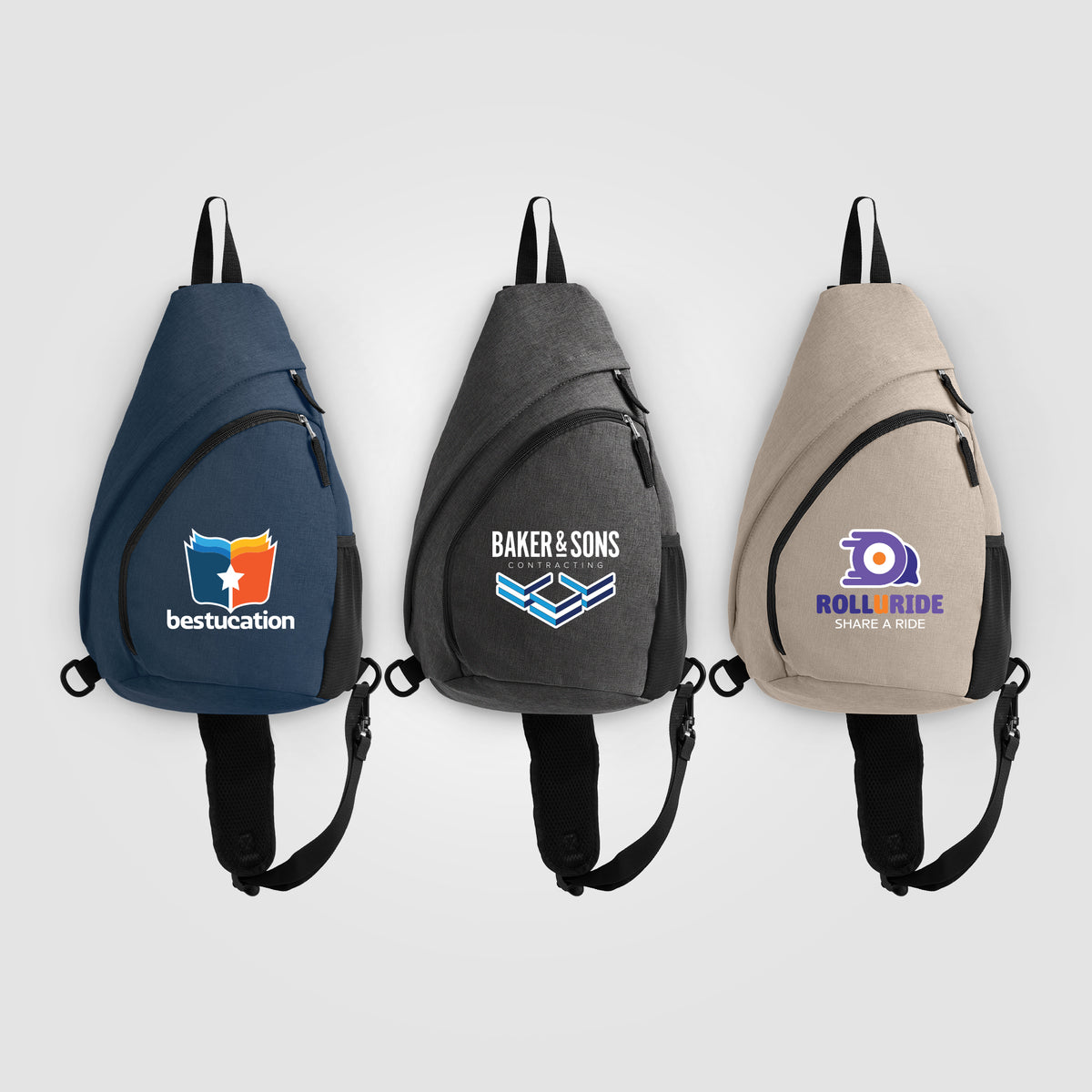 Sac bandoulière Helsinki, nylon rPET, sangle réglable - 15 L