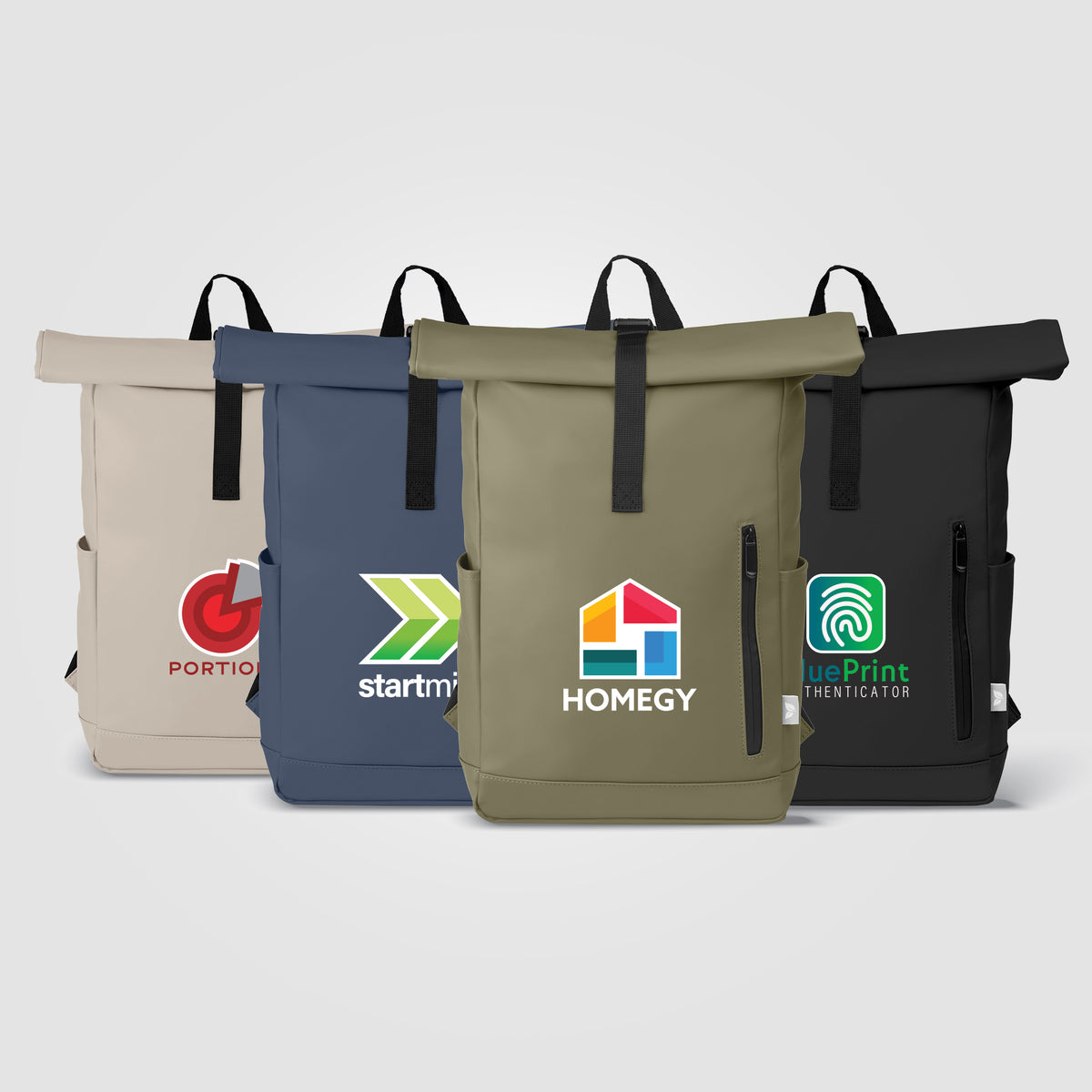 Malmö - Sac à dos Rolltop recyclé imperméable
