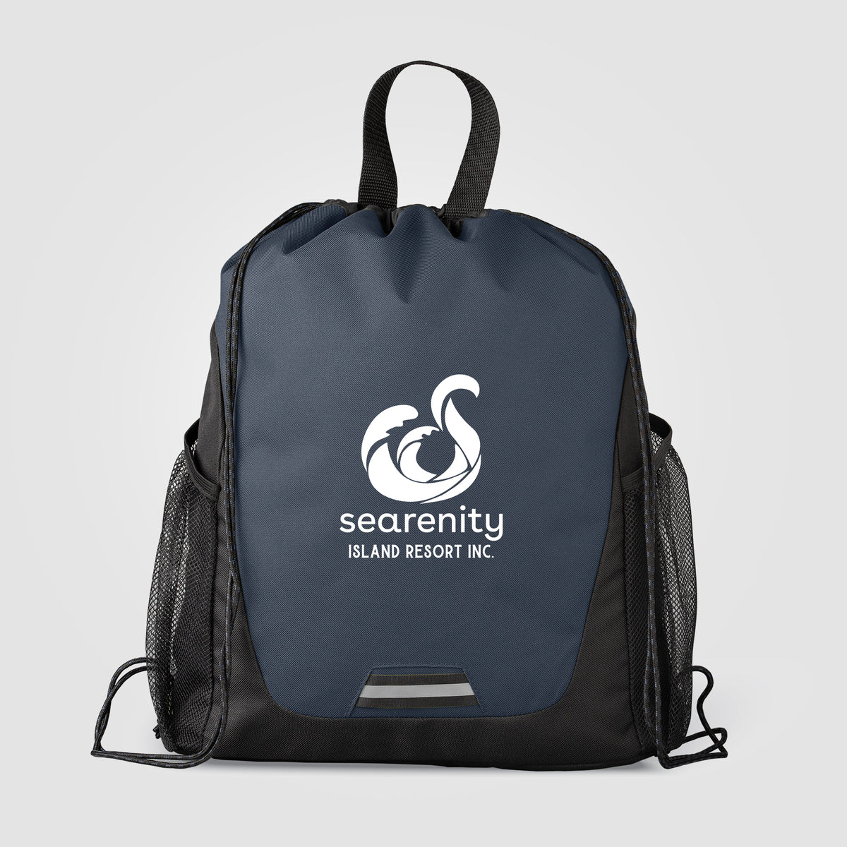 Sac Jotun  à cordon avec poches en polyester recyclé - 10 L