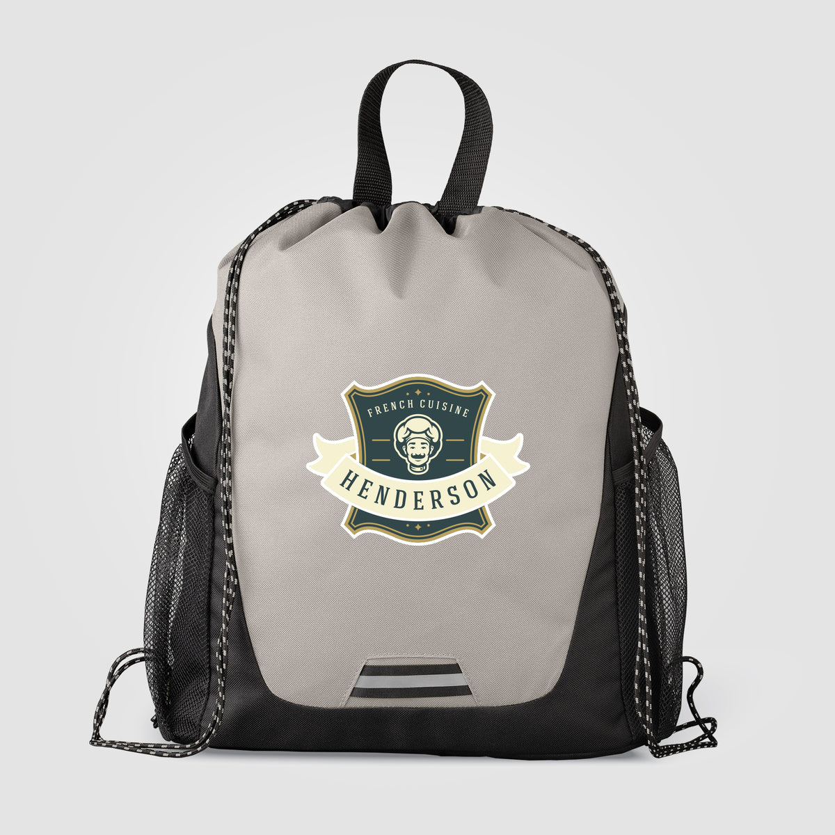 Sac Jotun  à cordon avec poches en polyester recyclé - 10 L