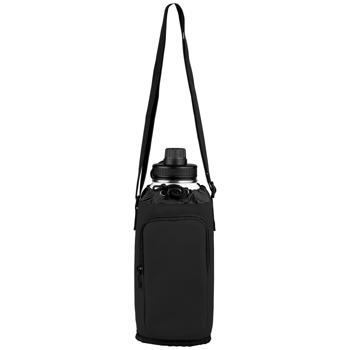 Sac Malmö pour bouteille en PU recyclé à fermeture éclair - 1.8 L