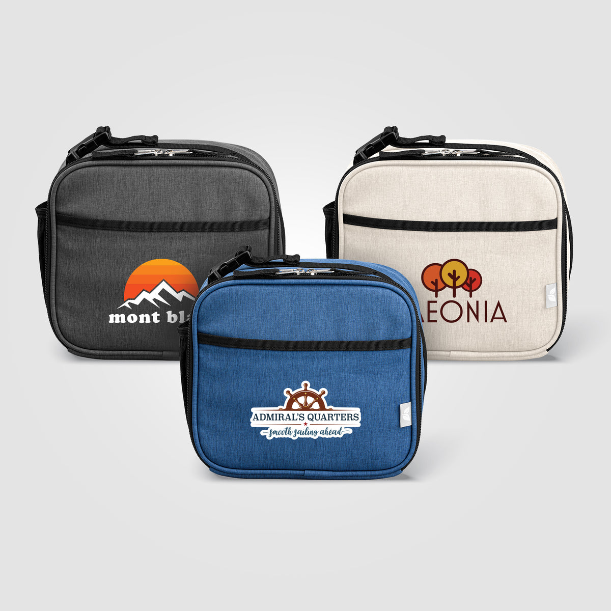 Sac repas isotherme bandoulière Helsinki en rPET doublé PEVA – 4,5 L