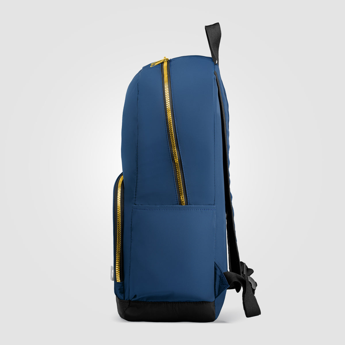 Sac à dos Kora, double poche, fermeture éclair dorée, rPET, 38 cm - 20 L