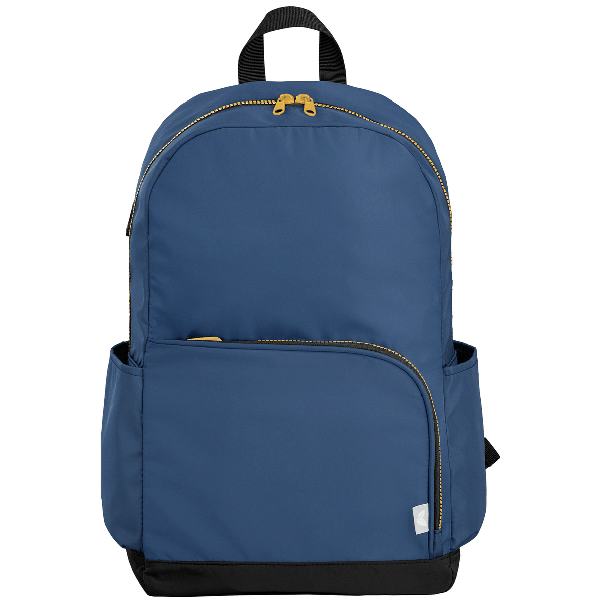 Sac à dos Kora, double poche, fermeture éclair dorée, rPET, 38 cm - 20 L
