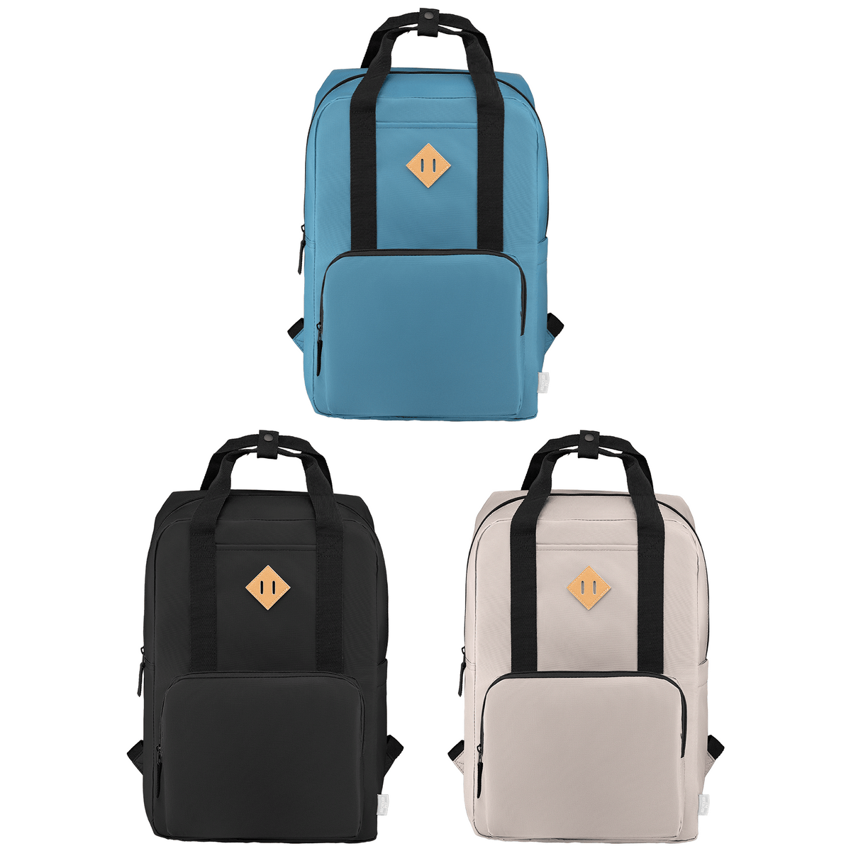Sac à dos Majesty, sangle réglable, nylon 300D rPET, 38 cm - 16 L