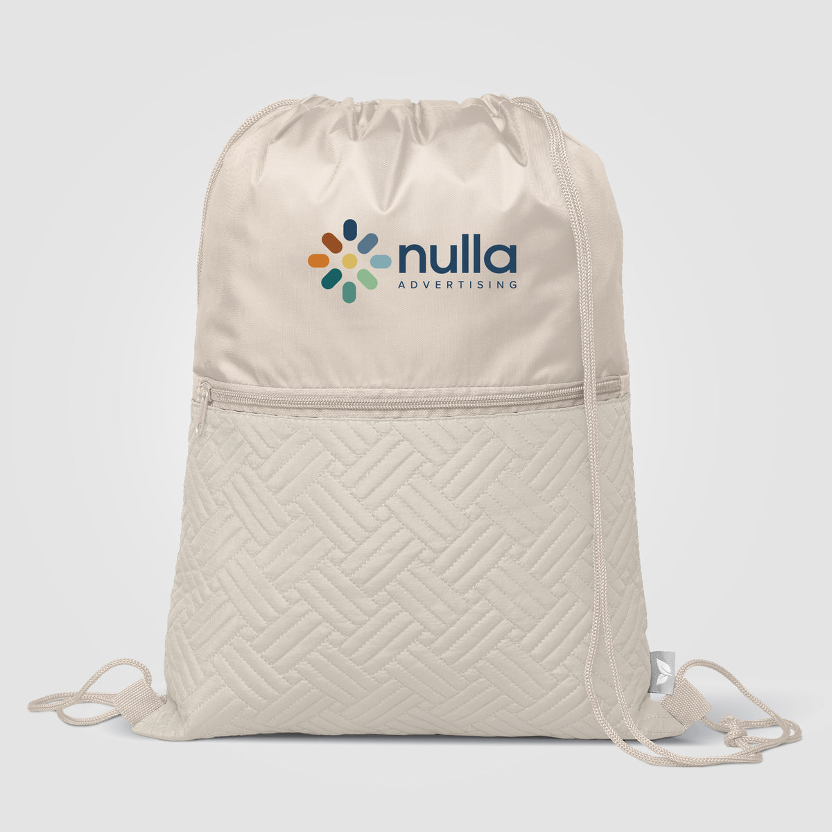 Sac à cordon Sora recyclé matelassé – 6 L