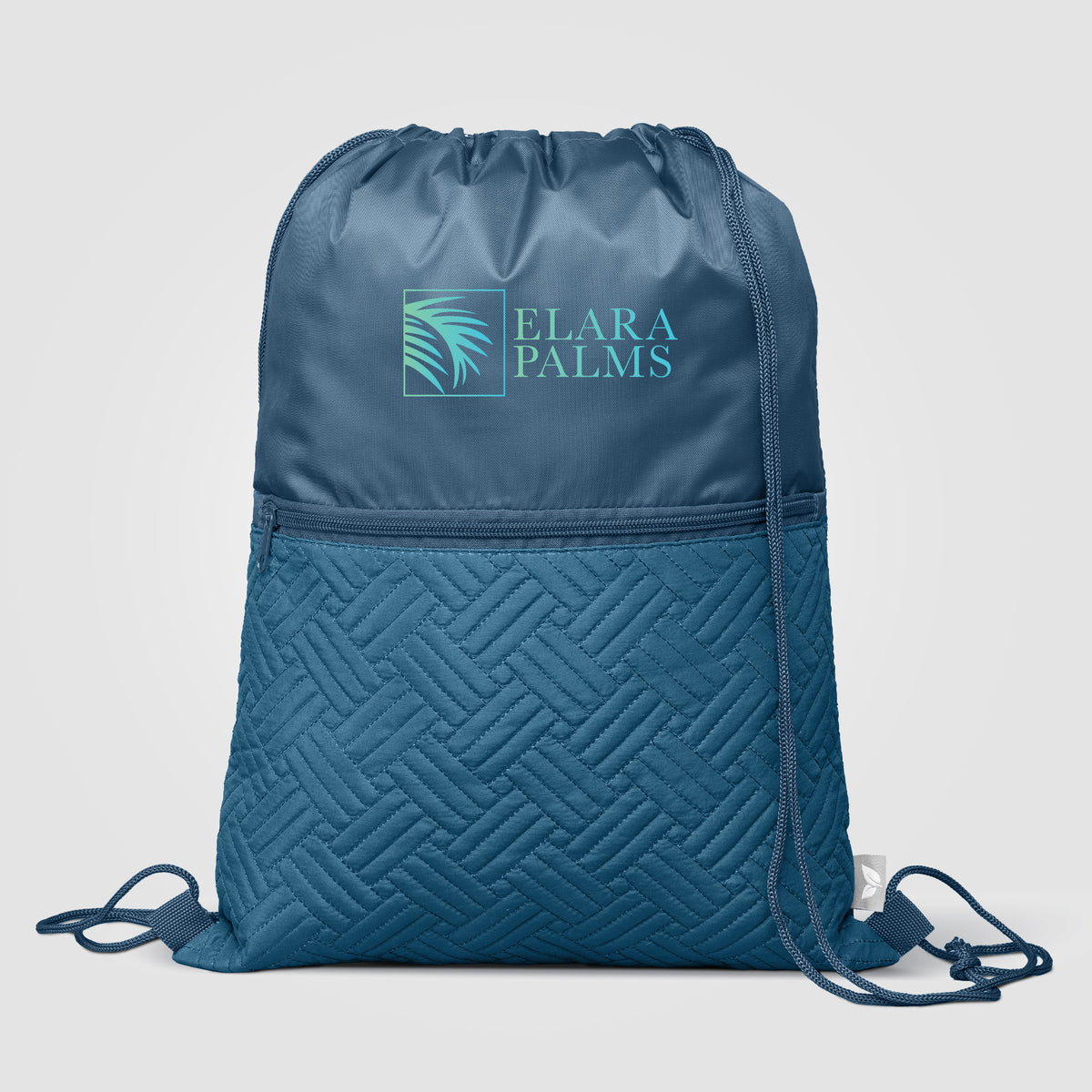Sac à cordon Sora recyclé matelassé – 6 L