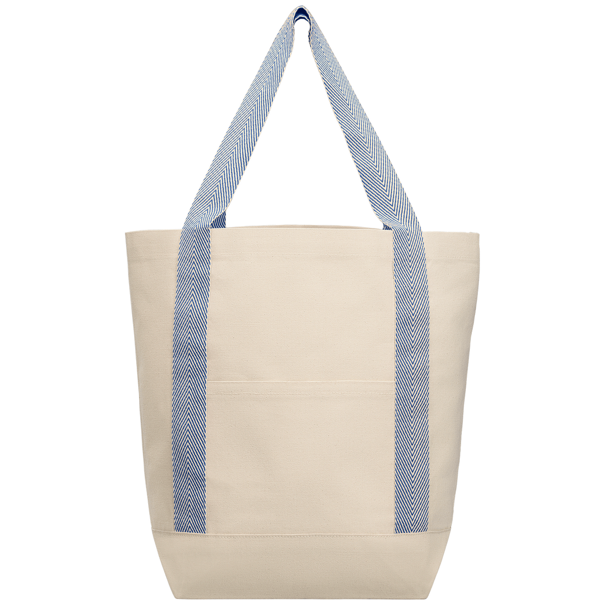 Niva Tote bag en toile de 340 gsm coton recyclé, poche avant - 12,25 L