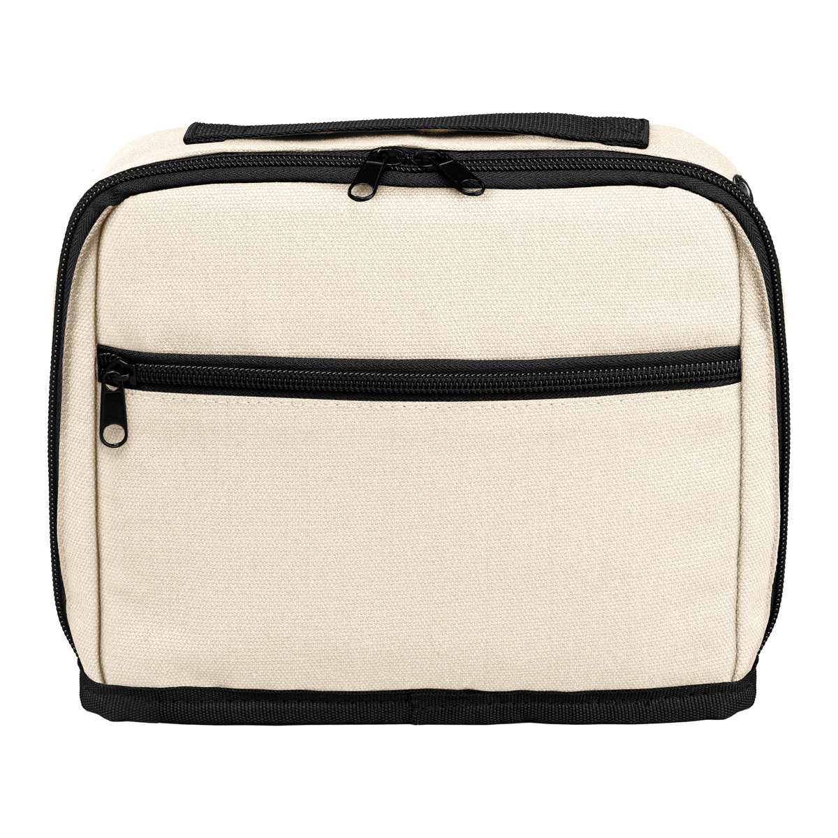Odyssey Trousse organisatrice tech en coton recyclé 540 g/m², fermeture éclair - 1,7 L