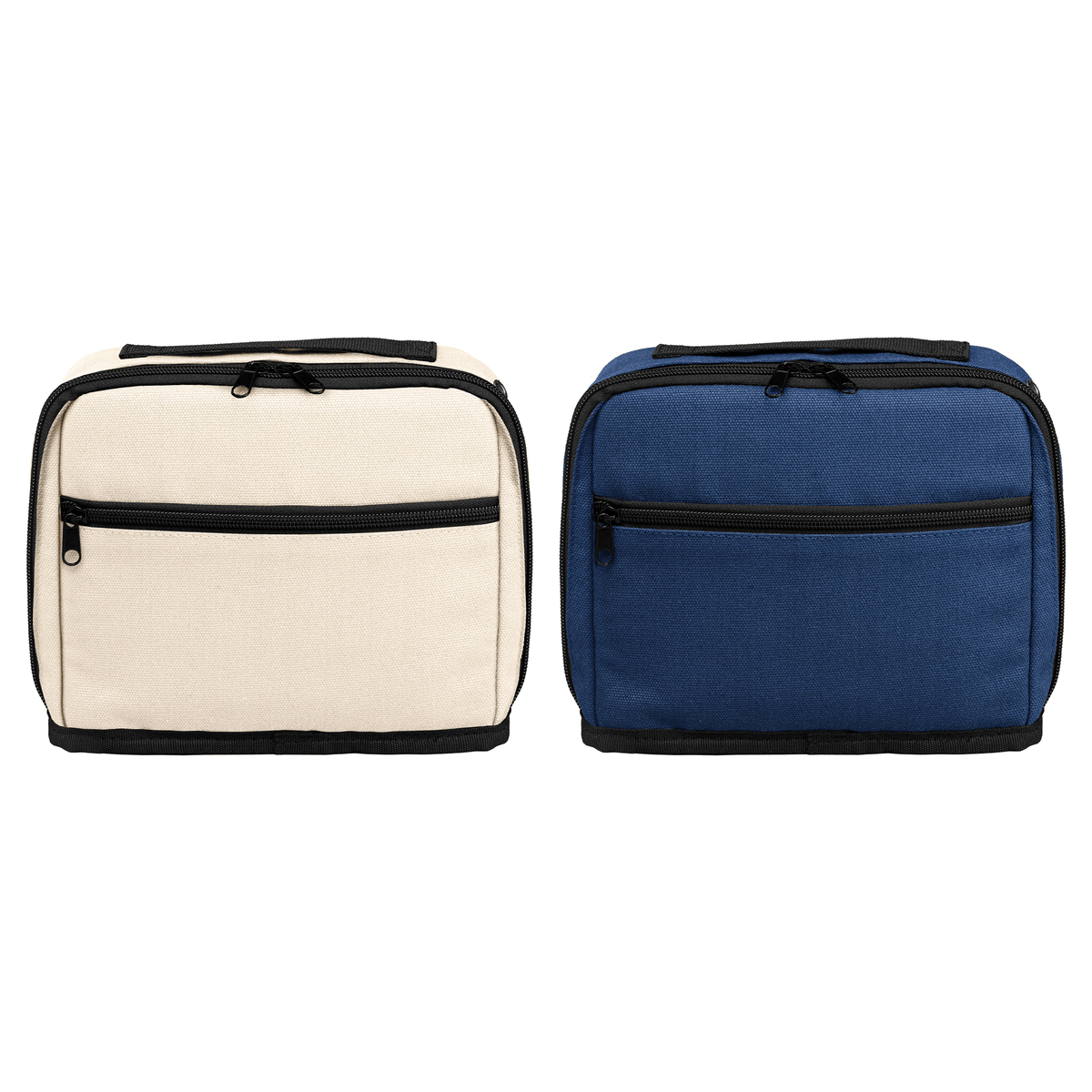 Odyssey Trousse organisatrice tech en coton recyclé 540 g/m², fermeture éclair - 1,7 L
