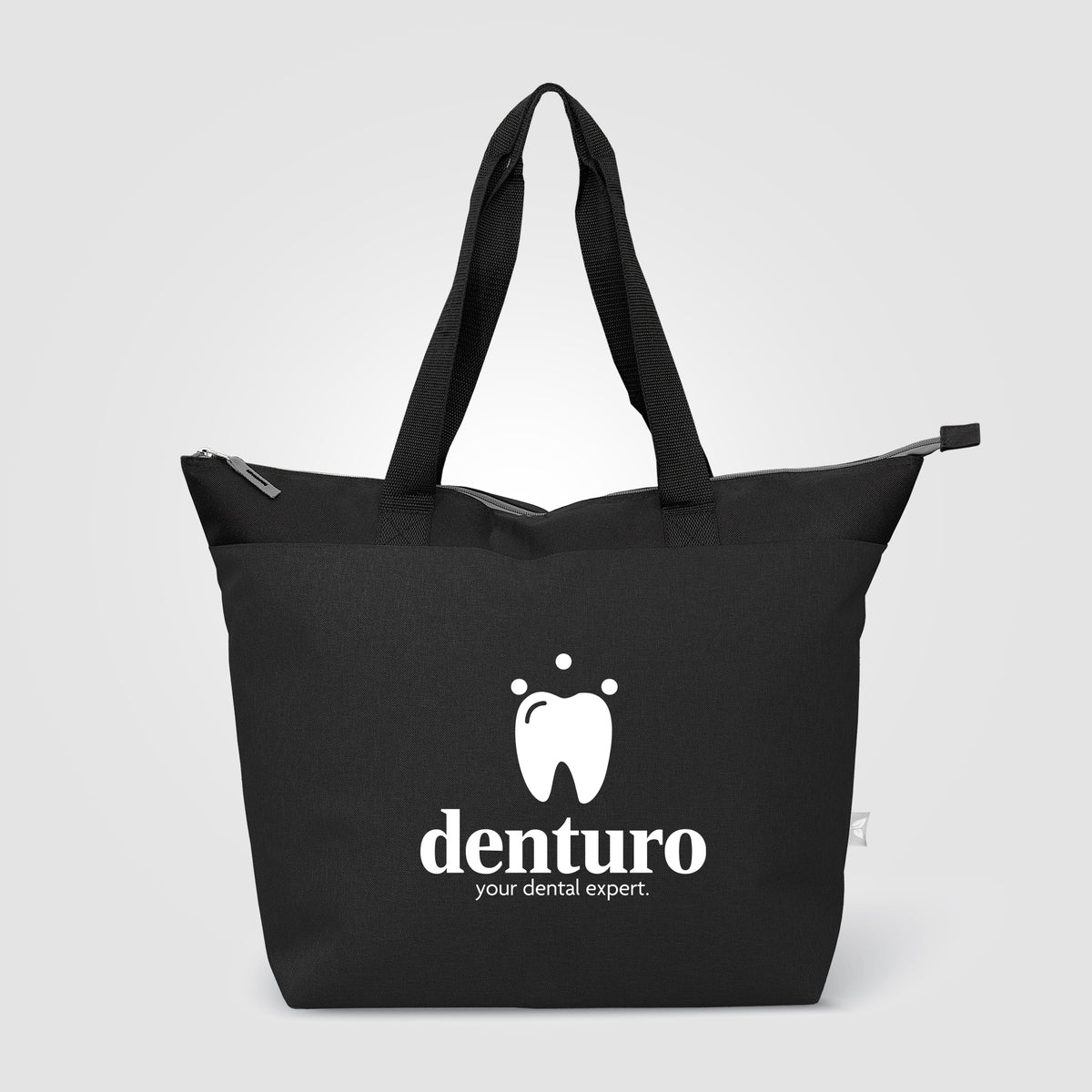 Sac isotherme cabas Metropolis 20 L en polyester recyclé 600D avec fermeture zippée – 44 canettes