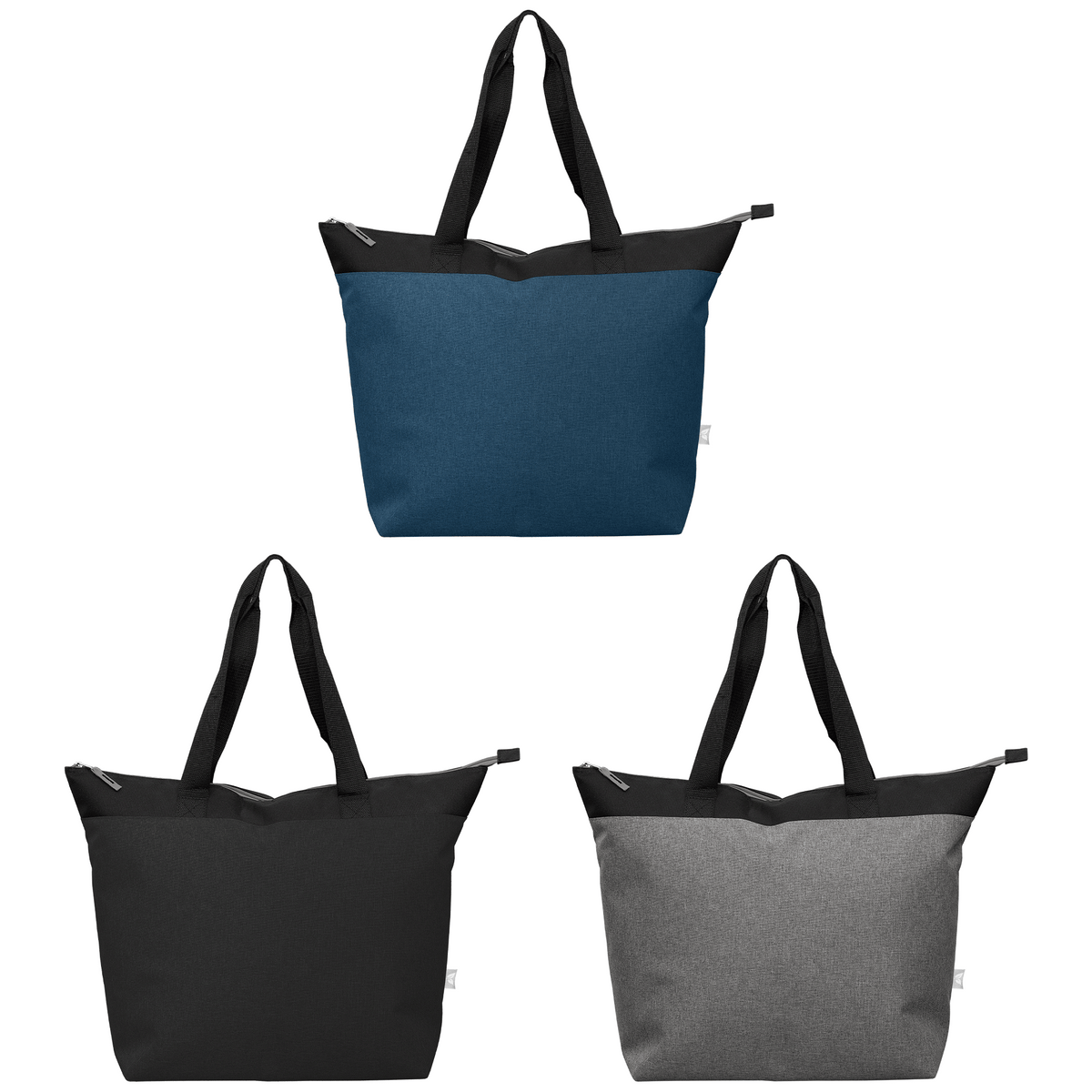 Sac isotherme cabas Metropolis 20 L en polyester recyclé 600D avec fermeture zippée – 44 canettes