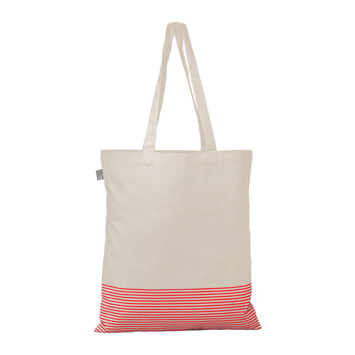 Sac fourre-tout Aro en coton recyclé micro-rayures – 9,7 L