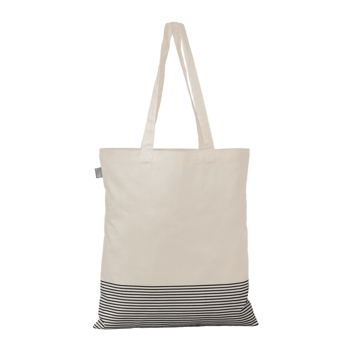 Sac fourre-tout Aro en coton recyclé micro-rayures – 9,7 L