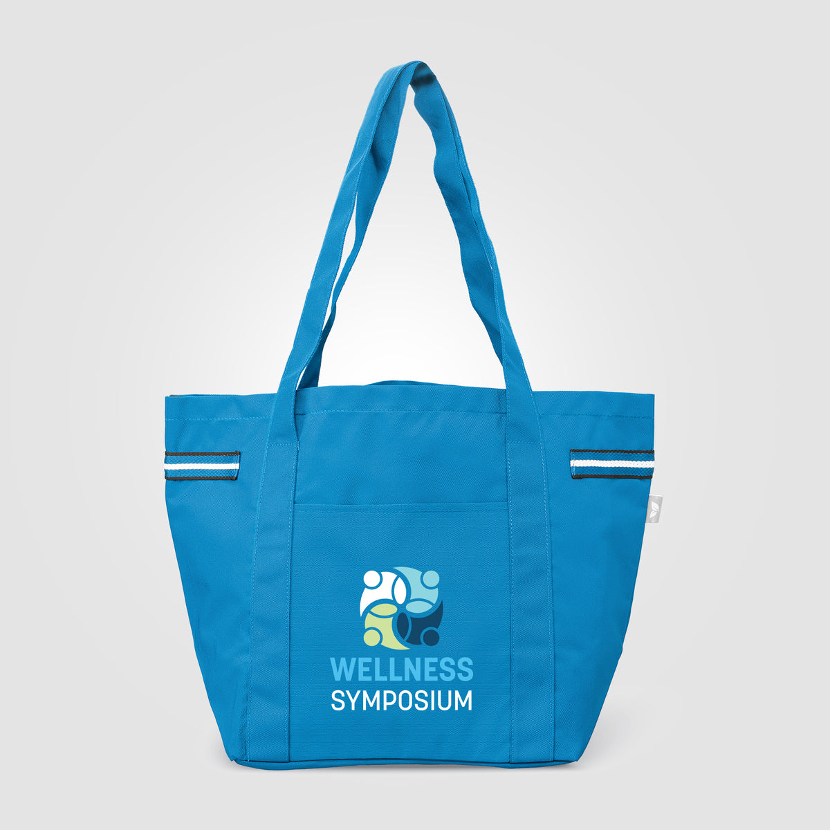 Sac fourre-tout Newport en polyester recyclé à rayures – 20 L