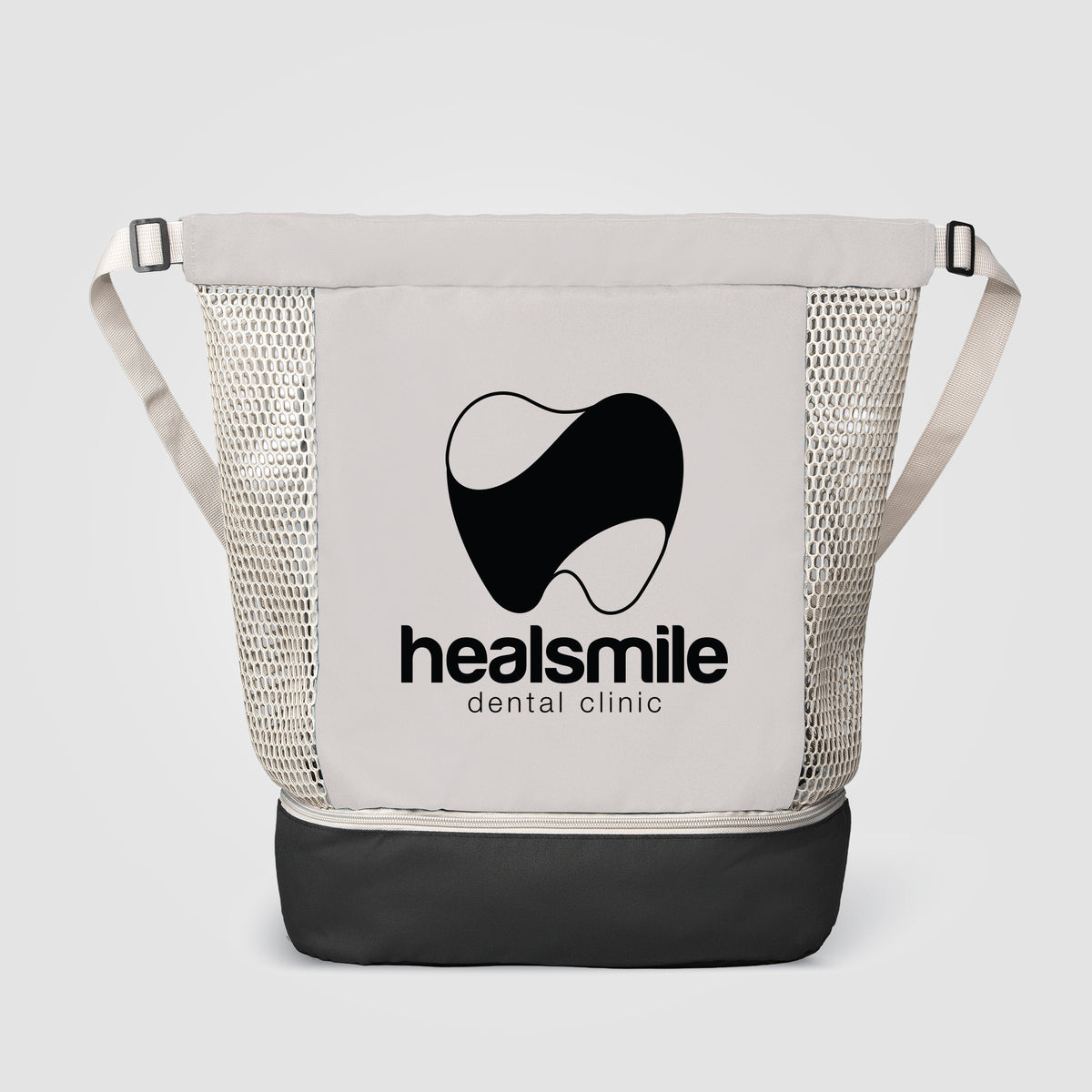 Sac à cordon Neri en maille recyclée – 34 L
