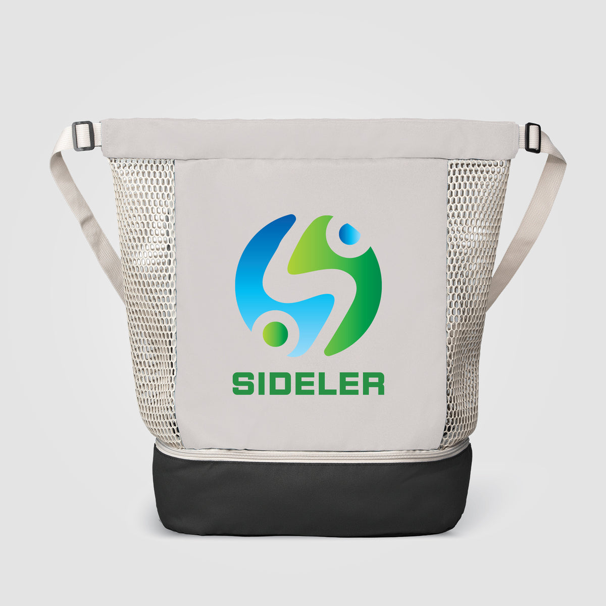 Sac à cordon Neri en maille recyclée – 34 L
