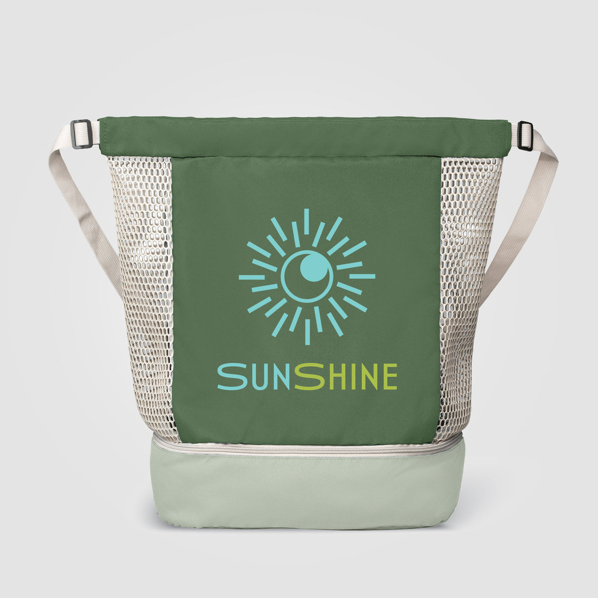 Sac à cordon Neri en maille recyclée – 34 L