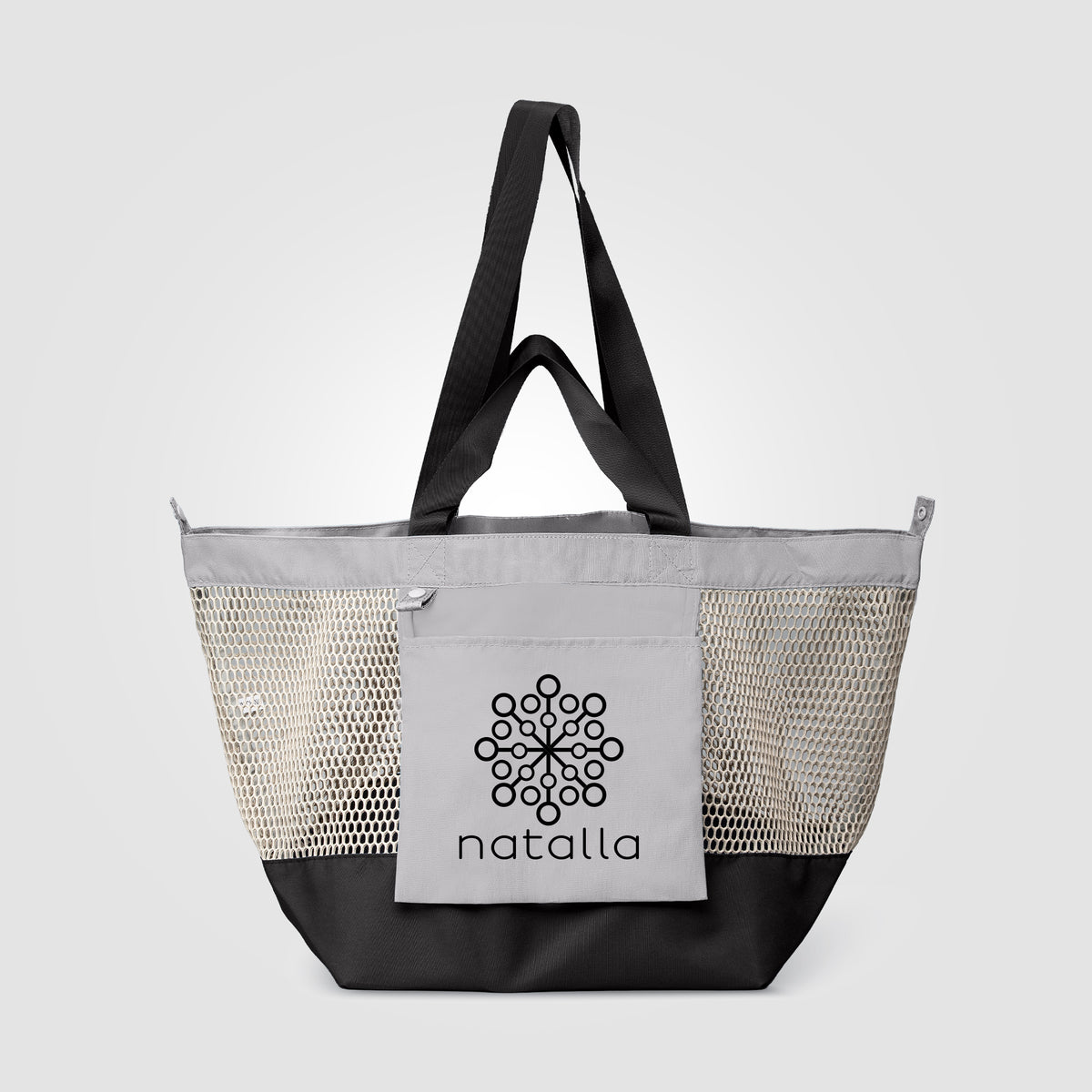 Sac fourre-tout Neri en maille recyclée pliable – 45 L