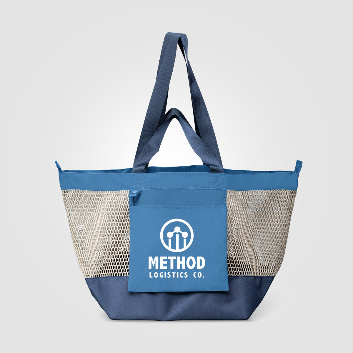 Sac fourre-tout Neri en maille recyclée pliable – 45 L