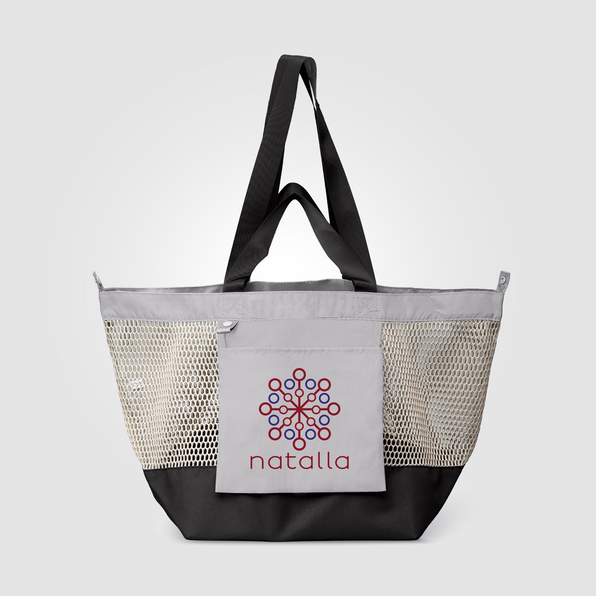 Sac fourre-tout Neri en maille recyclée pliable – 45 L
