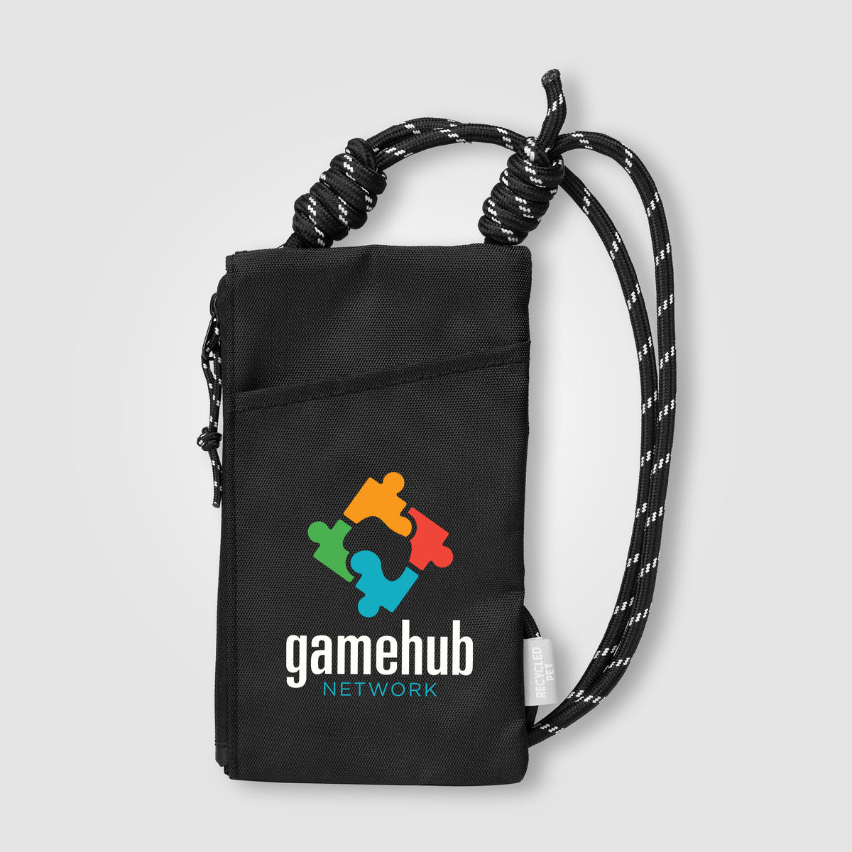Sac bandoulière multi-poches Grove en rPET – 120 ml