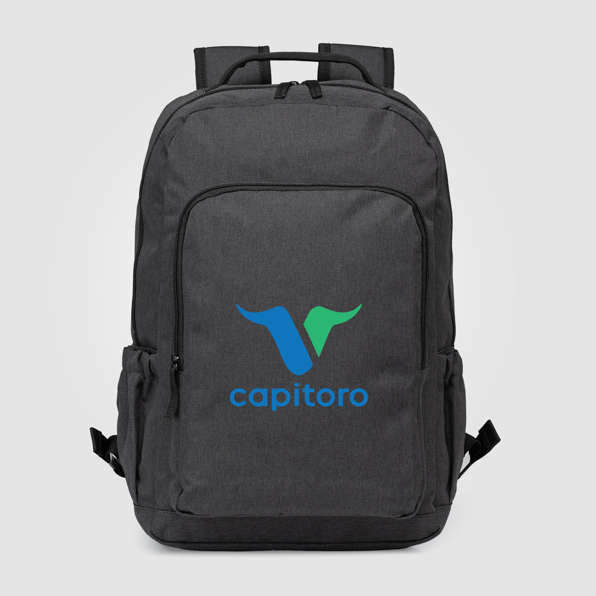 Sac à dos pour ordinateur portable à deux compartiments Stride en rPET – 18 L