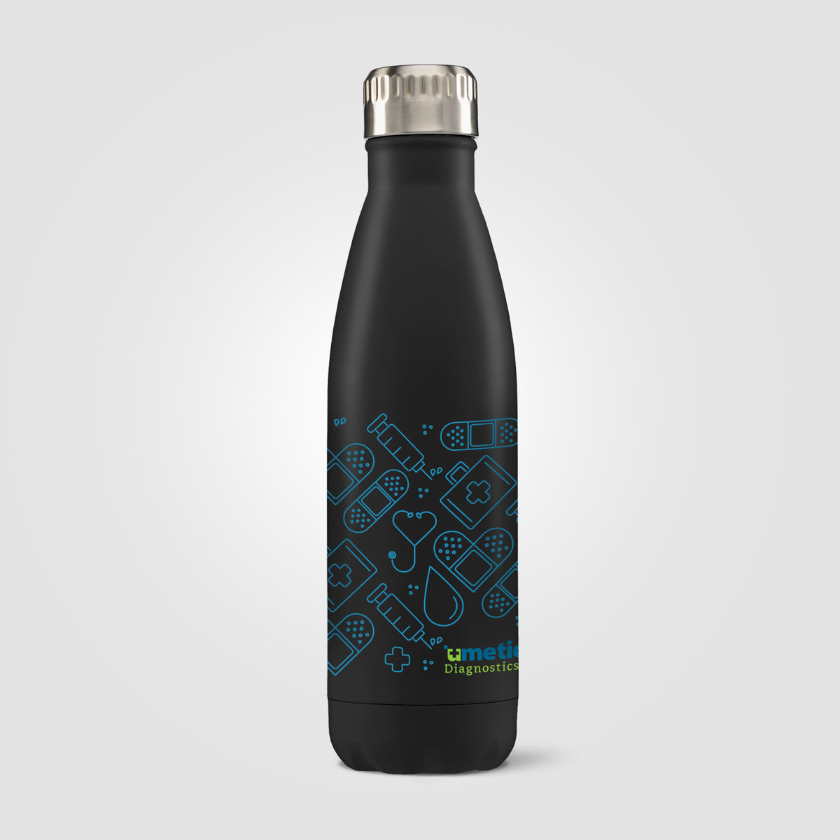Ibiza - Bouteille en acier inoxydable  à double paroi de 475 ml