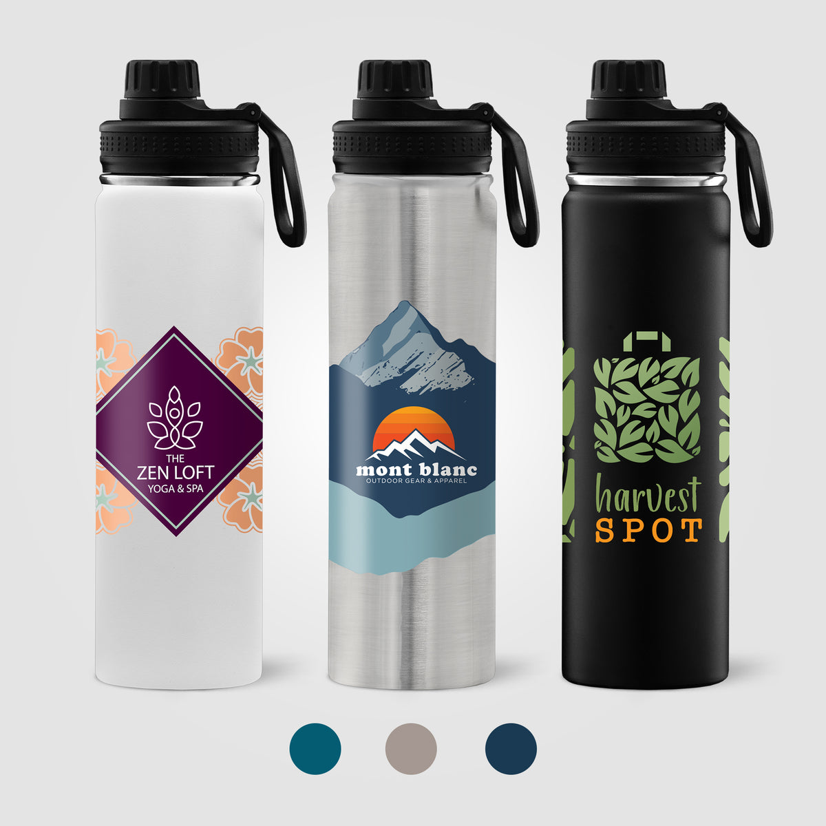 Alaska - 710 ml Bouteille d’eau en acier inoxydable à double paroi