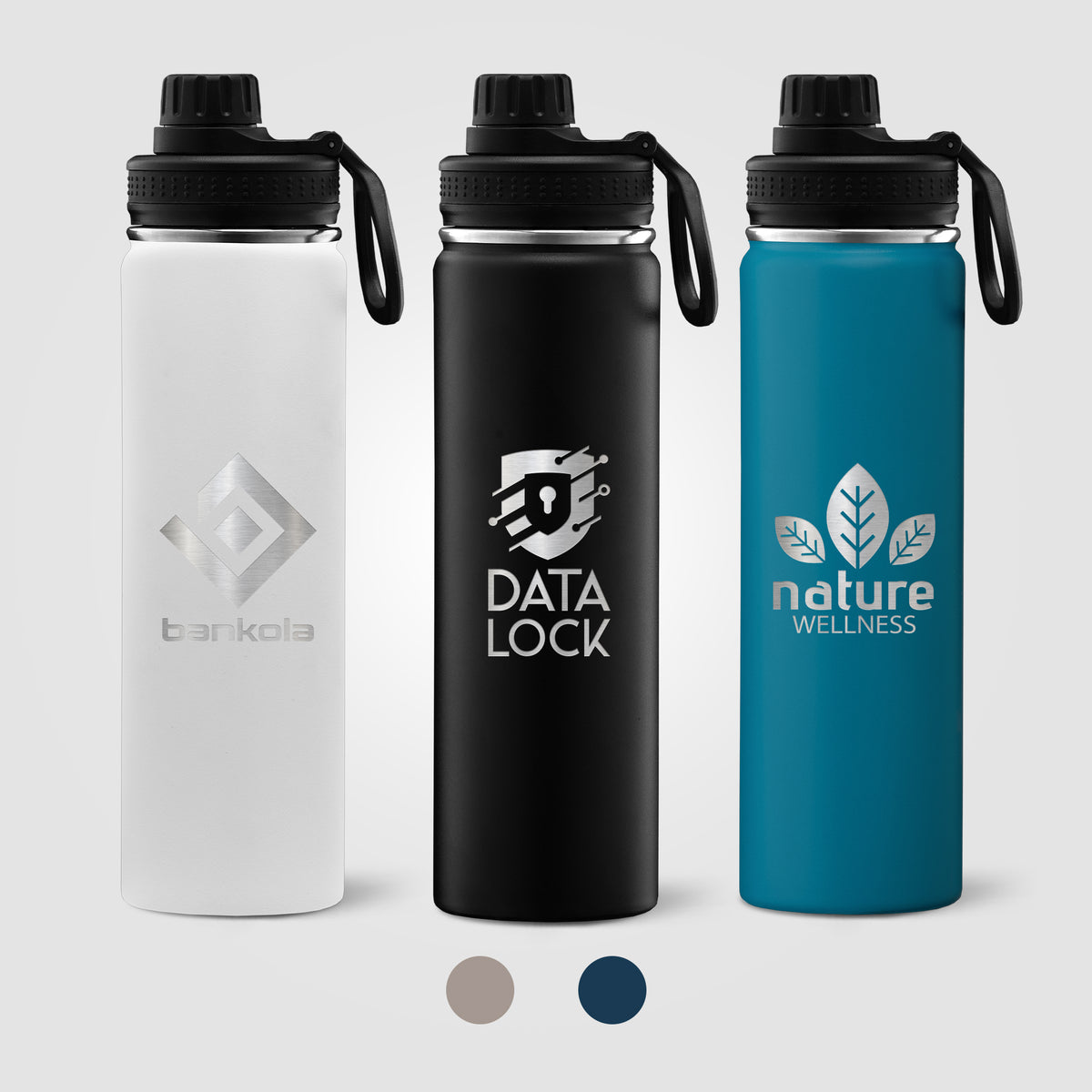 Alaska - 710 ml Bouteille d’eau en acier inoxydable à double paroi